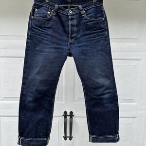Iron Heart IH-666SII double indigo Japan selvedge denim size 33